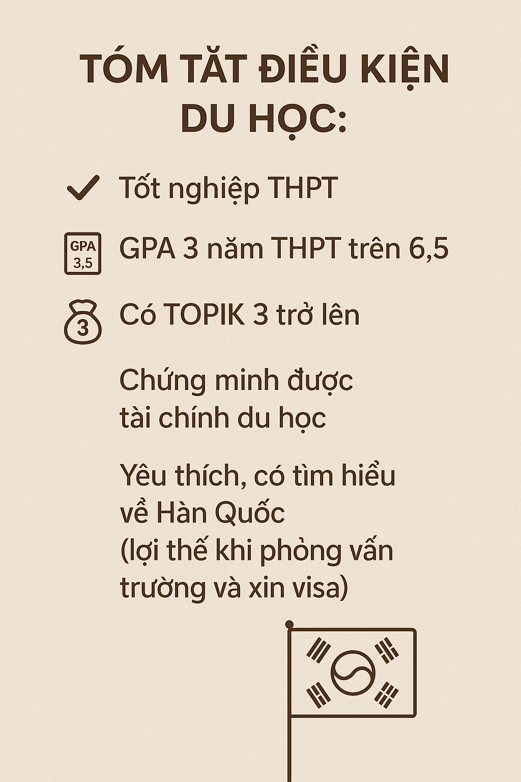 Điều kiện chương trình đại học tại trường 